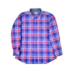 Pendleton Wool Plaid Shirt Mens XL Made USA Virgin Wool Button Down Vintage